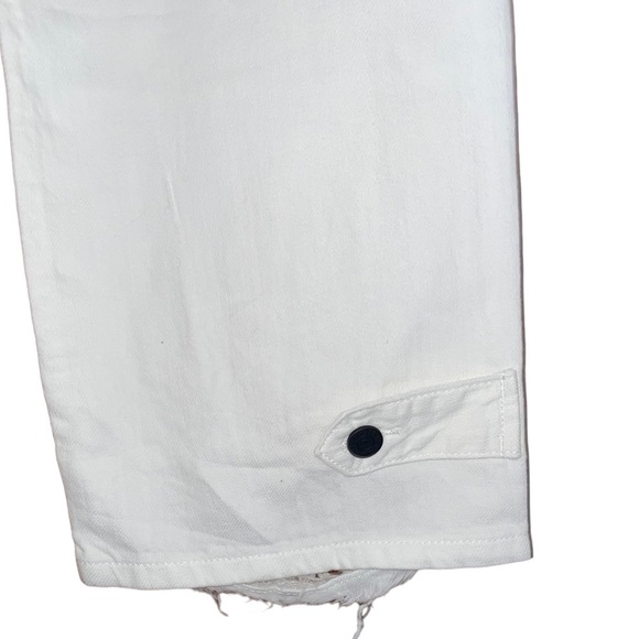 NWT Sandrine Rose x Free People Wide Cargo Pant in White - Picture 8 of 12